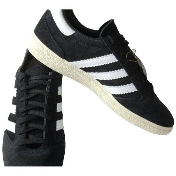 Adidas Men's Busenitz Vintage Suede Skate Soccer Shoes Black White Sizes NIB - Picture 4 of 6